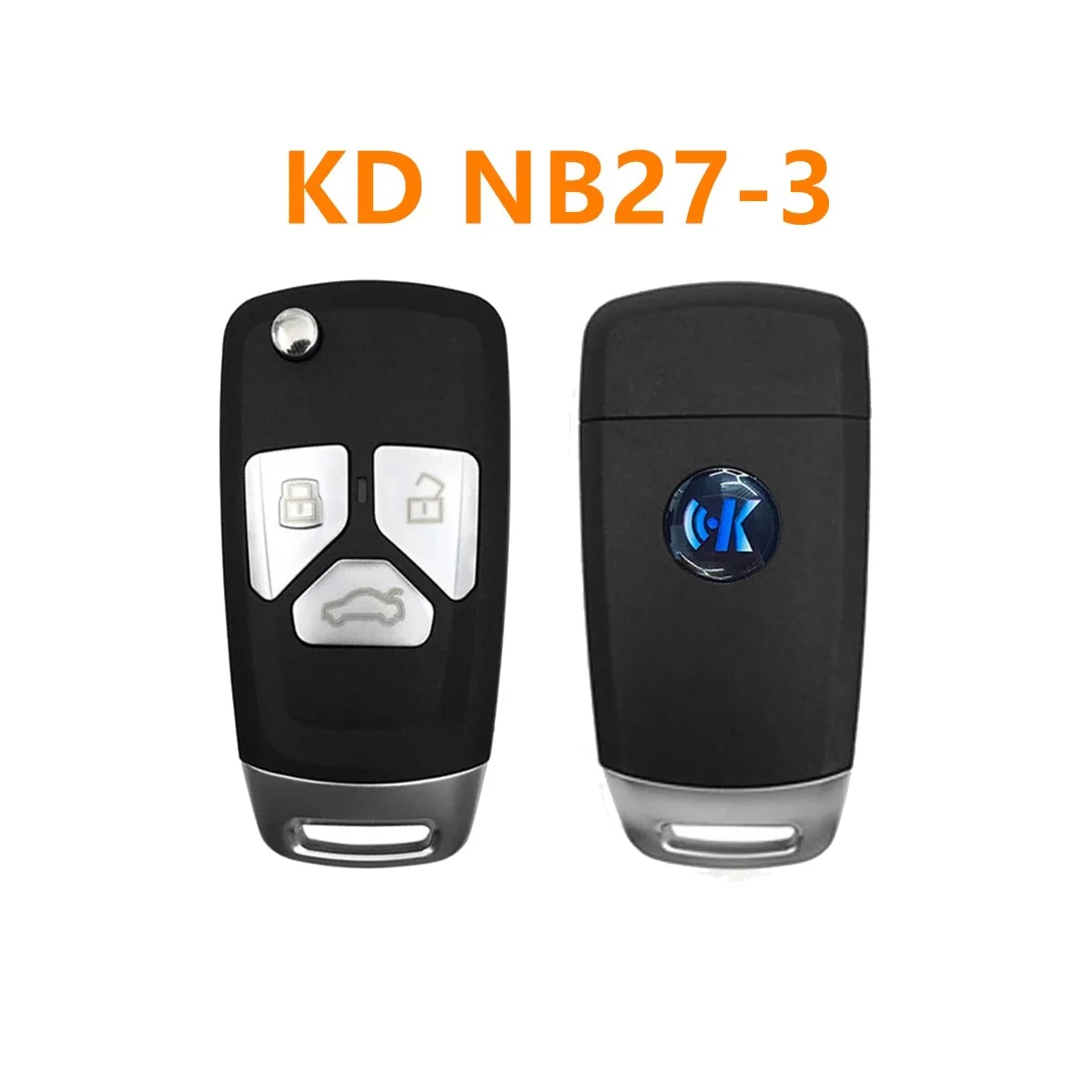 KEYDIY NB27-3 KD Car Remote Key NB-Series 3 Button with Chips for Audi Style for KD900/KD-X2 KD MINI/ URG200 Programmer