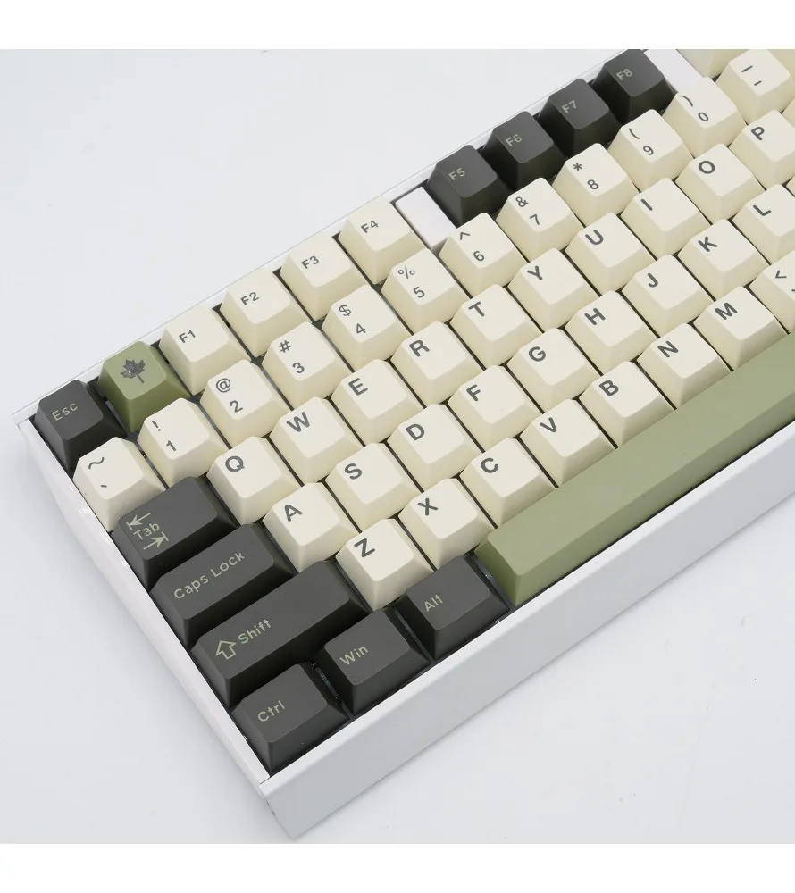 

Keycap cherry Original height keycap large leaf ABS two-color molding