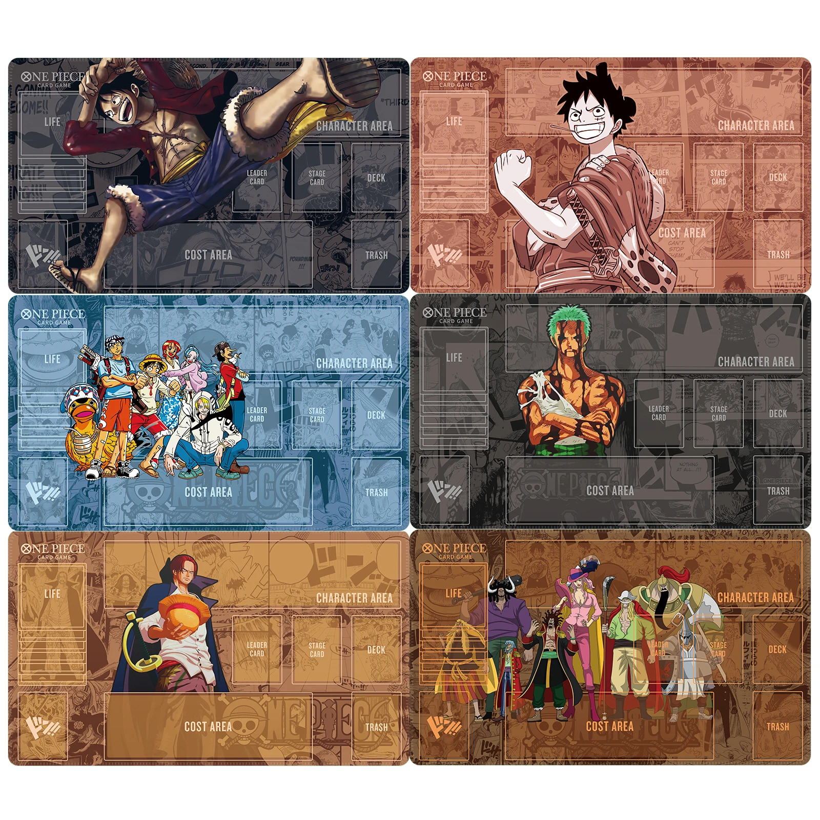 10 نماذج 600X350X2 مللي متر لتقوم بها بنفسك جديد قطعة واحدة لوفي بطاقة معركة حصيرة Opcg زورو لاعب واحد مجلس بطاقة الألعاب معركة بطاقة الوسادة هدية #1