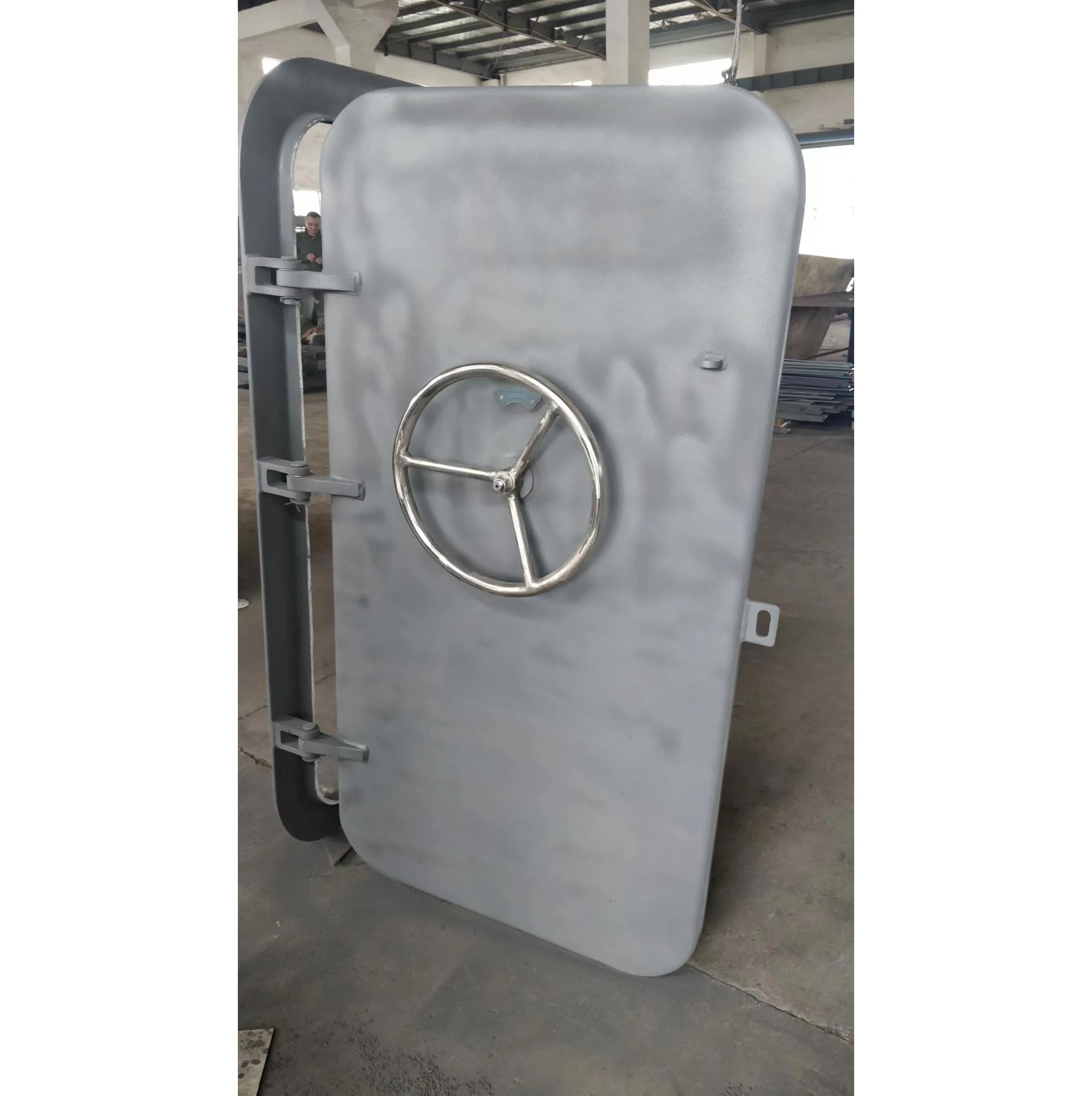 CCS Certified CB/T Standard Watertight Quick-Action Steel Hatch Door Single/Double Weatherproof Marine Ship Use Piston Part JY