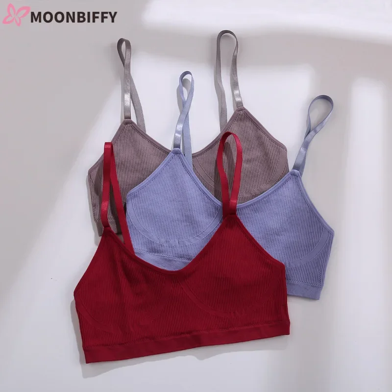 솔리드 컬러 심리스 무선 브래지어, 섹시한 여성 피트니스 활동 브래지어, 부드러운 속옷, 여성 패션, 통기성 브래지어 S-XL 
