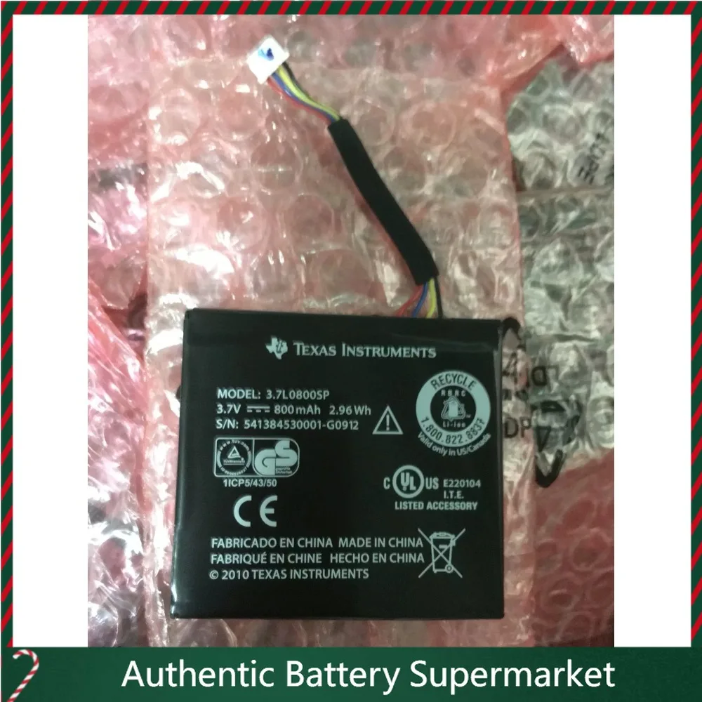 

High quality batteries 800mah 3.7L0800SP battery For Texas Instruments N2/AC/2L1/A TI-Nspire CX CAS 541384530001-G0912 Series