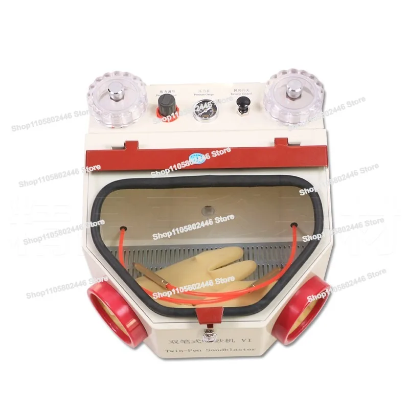 Dental Double Pen Sandblasting Case, Alumina Sandblasting Gun, Bracket Adhesive Cleaning Small Technician
