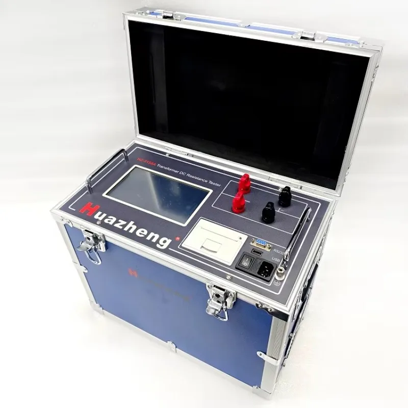 Huazheng 50A High Accuracy Digital Touch Display Ohmic Measurement Station Power Transformer Winding Resistance Tester