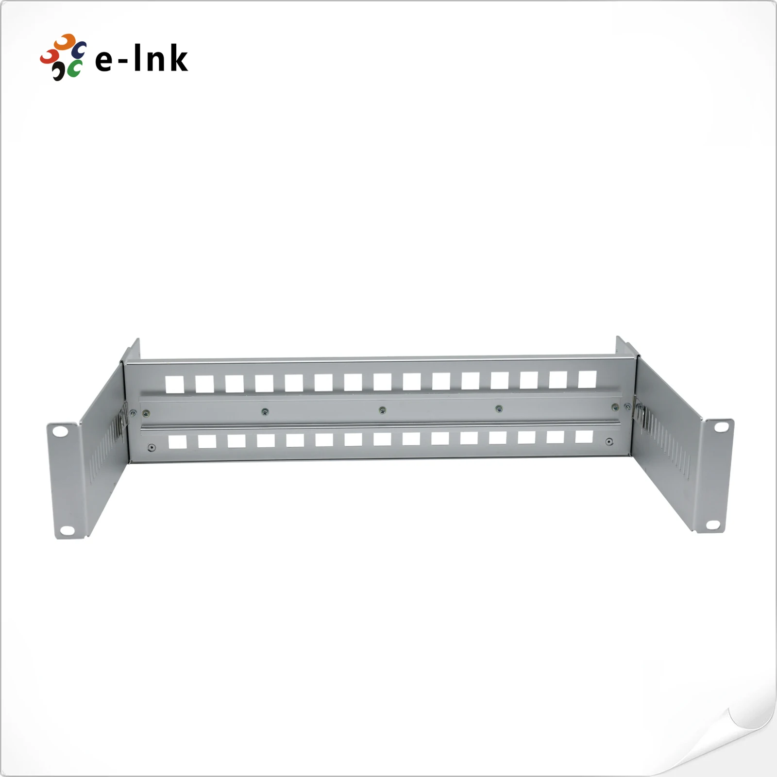 19 Inch Adjustable Recesses 35mm Universal Rack Mount Cabinet for Industrial Media Converter Switch DIN Rail Standoff Bracket