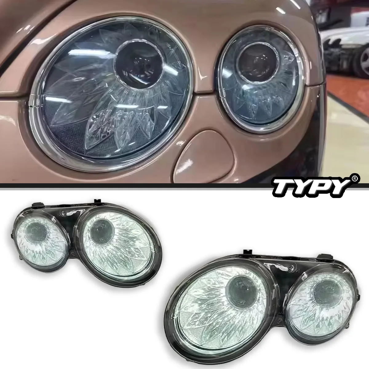 

TYPY автомобильные фары для Bentley Continental 2004-2012 светодиодные автомобильные лампы летающие шпоры дневные ходовые огни динамические