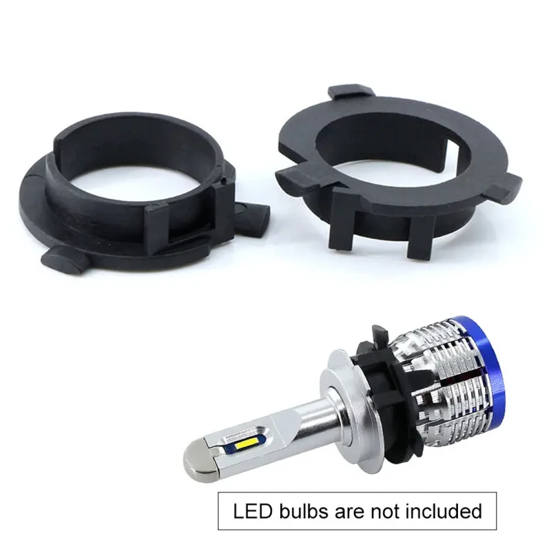 10 stücke H7 LED Scheinwerfer Birne Adapter Auto Licht Halter Sockel Basis Scheinwerfer deck für Hyundai Sonata Neue/Tucson/Qashqai/Kia K3/4/5