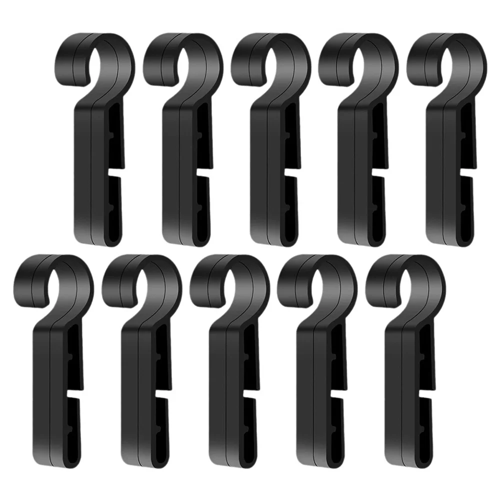 20 قطعة من مشابك المصابيح الأمامية، قبعة صلبة للعمل في الهواء الطلق، مصابيح كاشفة، خوذات البناء، ملحقات استبدال المواد البلاستيكية