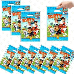 Paw Patrol Cute Cartoon Baby Shower Party Favor Gift Bags Candy Bag Handle Gift Bags Paw Dogs Themed Birthday Party Decoration