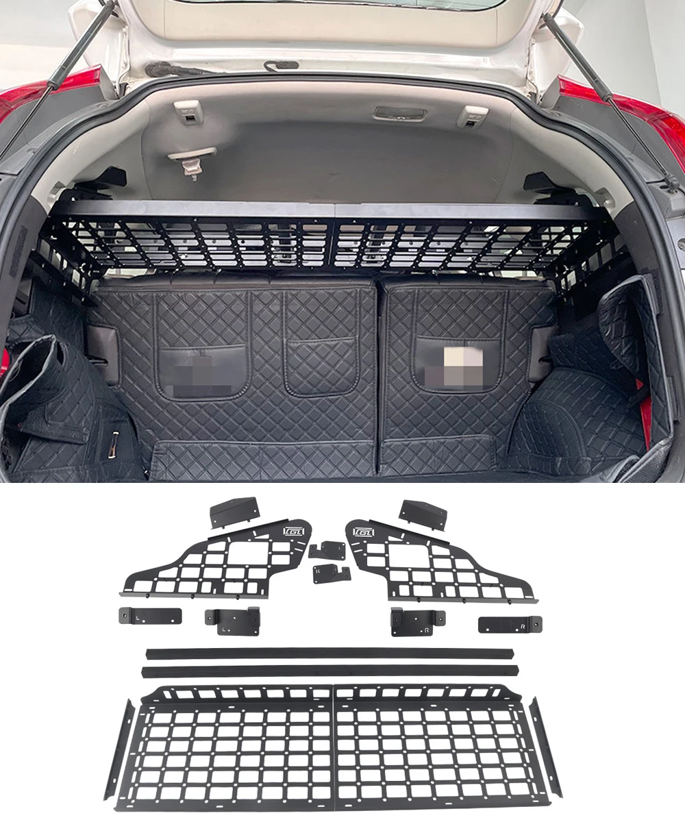 

For Honda CRV CR-V 2012-2016 Modular Storage Molle Panels System Trunk Shelf Luggage Storage Carrier Trunk Organizer