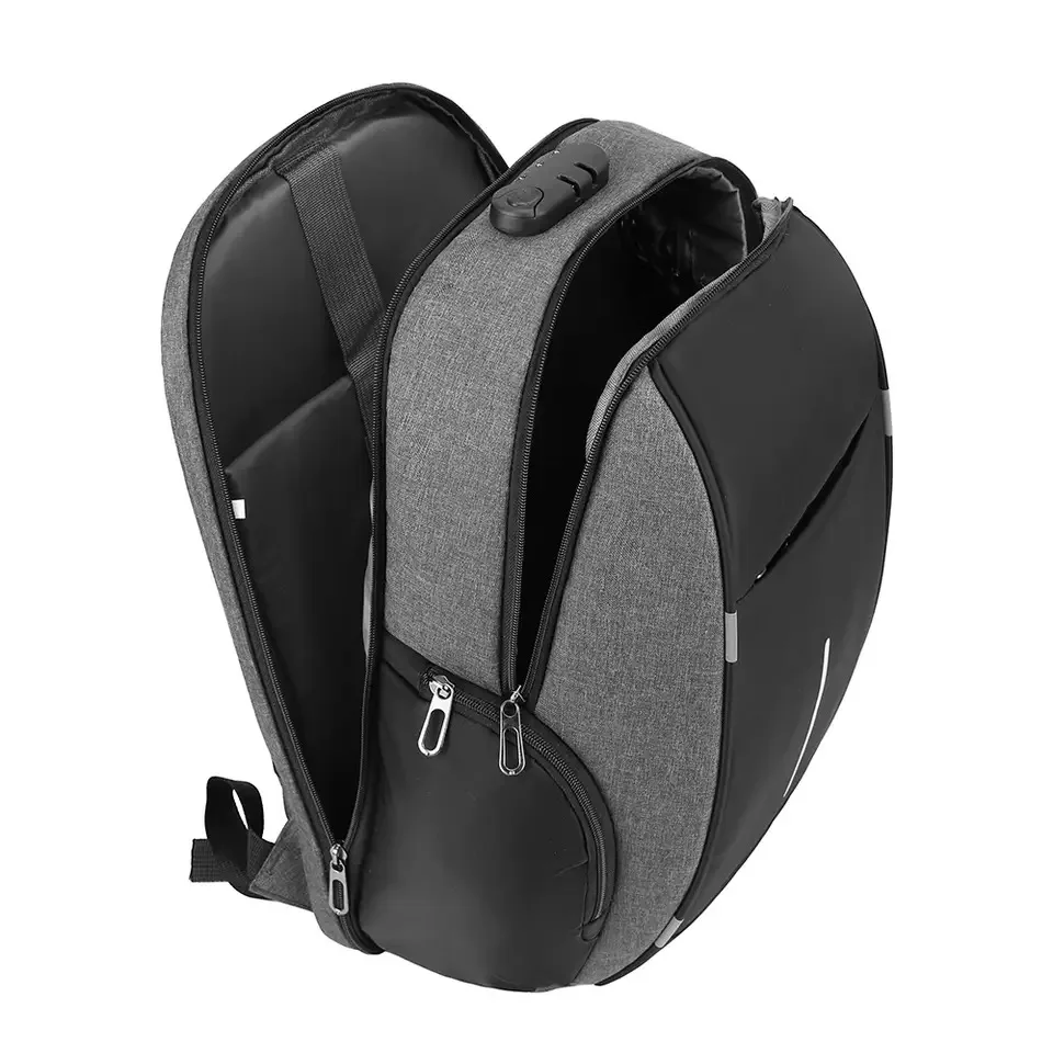 Anti Theft USB Charging Waterproof Backpack Men Big Capacity  School Bags Business 15.6 Inch Laptop Backpack Travel Bag For Men