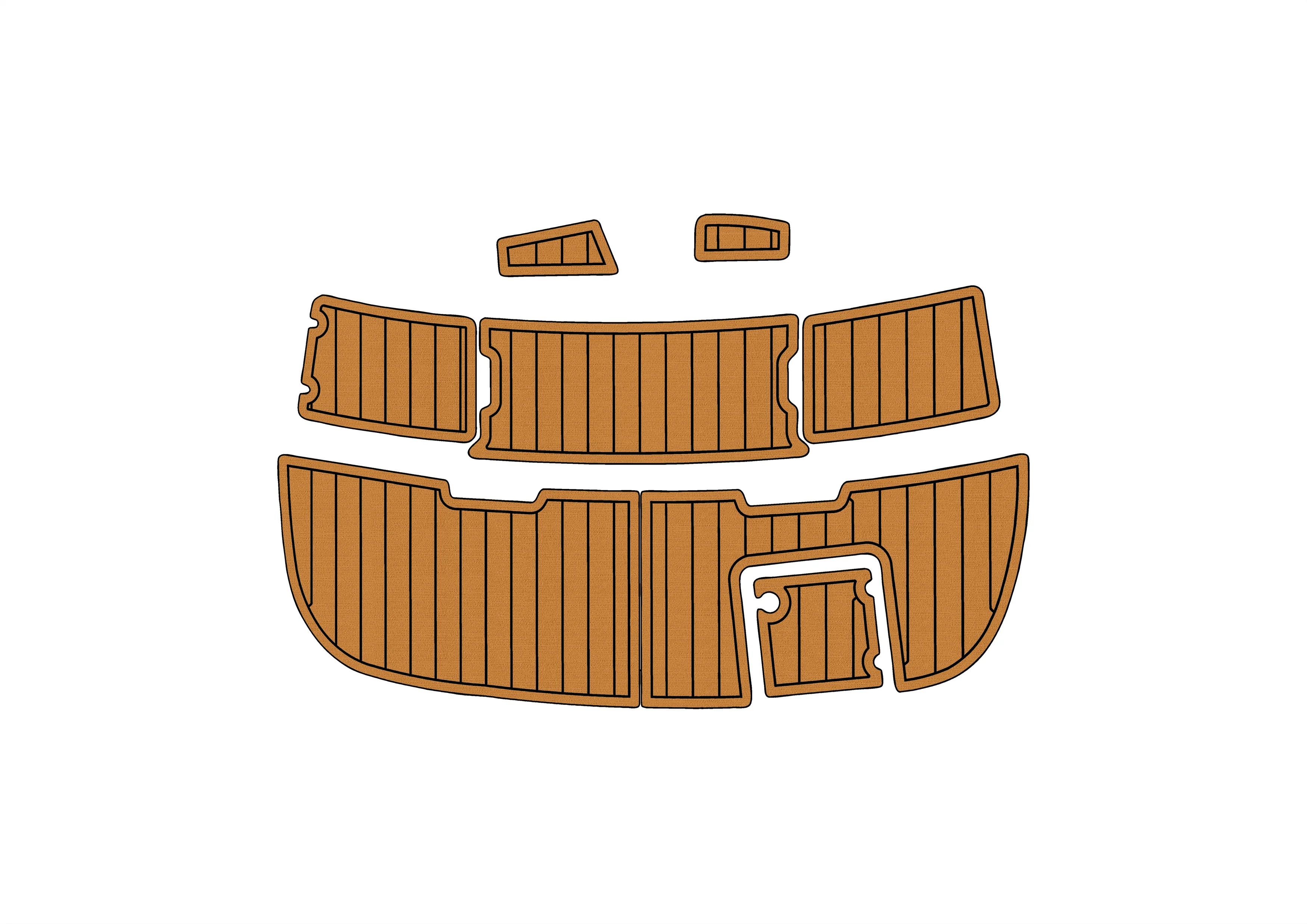 

Non-Slip EVA Faux Marine Mat Self-Adhesive 6mm Yacht Cockpit Pad for 1997-2001 Chaparral 240 signature Boat Decking Easy Install