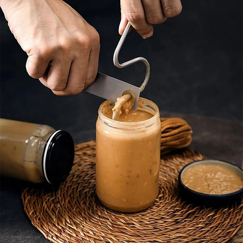 3 zestaw nakrętek łopatka do mieszania kremu stali nierdzewnej masło orzechowe łopatka do mieszania kremu gadżety mieszadło i skrobak