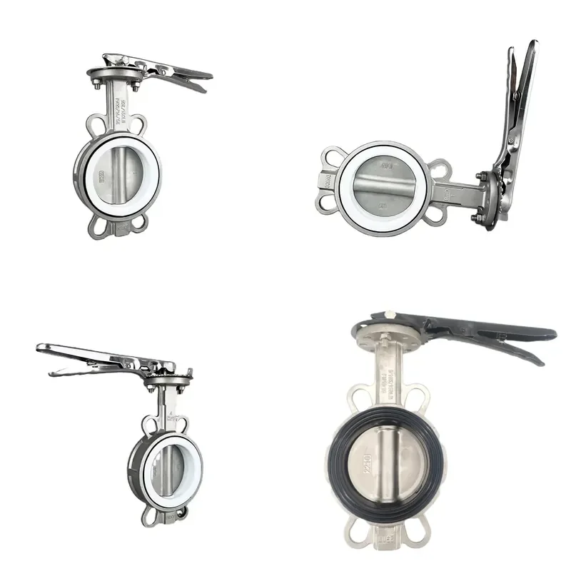 Stainless Steel Clamp butterfly Valve with Soft Seal Clamp butterfly Valve