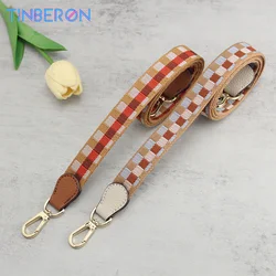 TINBERON Bag Strap for Crossbody Luxury Designer Canvas Weaving Bag Straps Replacement Handbag Bag Strap Bags Part Accessories