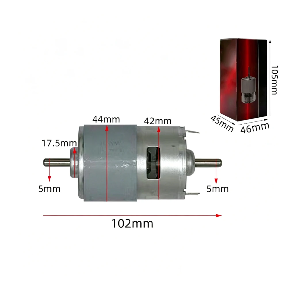 For Home DIY Projects 21V 755 Motor 775 Motor Electric 21V Lithium Battery Operation Lightweight And Portable Build