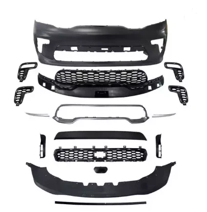 Srt Style Pp Abs Hellcat Widebody for Dodge Durango 2011+ With Front Bumper