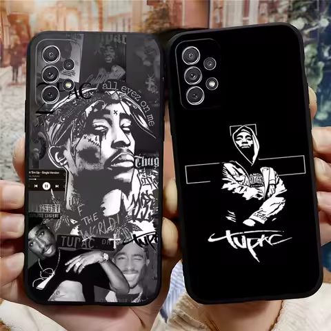 Rapper 2pac Singer Phone Case for Samsung Galaxy S24 S23 S22 S20 S21 Ultra Fe Plus M54 A34 A54 A24 A52 A53 Coque