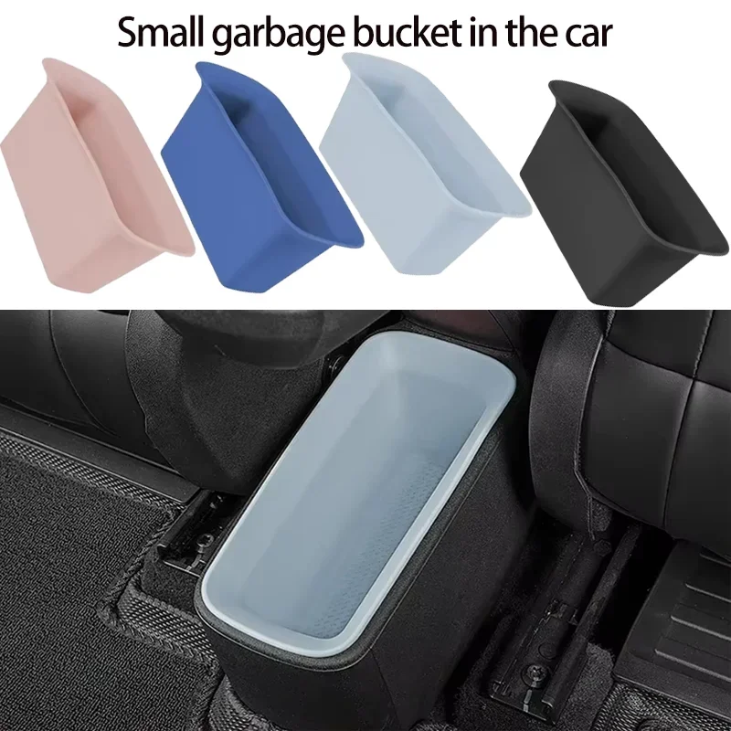 For BYD Seagull Car Rear Storage Box Layered Waterproof Dust-proof Refit Trash Box Interior Supplies Modified Auto Accessories
