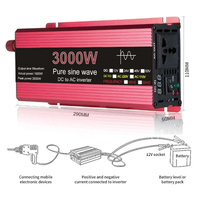 Pure Sine Wave Inverter DC 12V/24V To AC 110V/220V 1000W 1600W 2000W 2200W Portable Power Bank Converter Solar Inverter