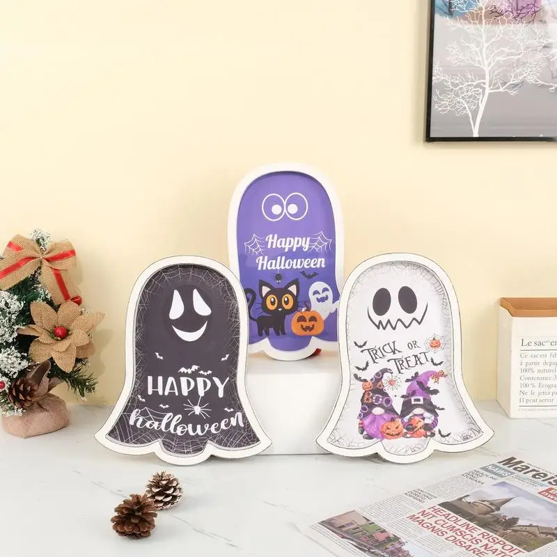 Halloween Ghost Charcuterie Board Ghost Theme Cake Plate Ghost Snack Fruit Meat Cheese Board Halloween Ghost Appetizers Board