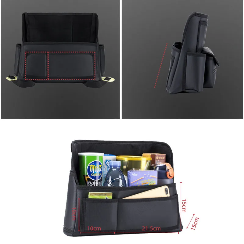 Bolsa de almacenamiento para coche entre asientos, organizador de coche, soportes para bolsos, almacenamiento de pañuelos para Peugeot GT- 5008 1007 206 207 301 307 308 408 508