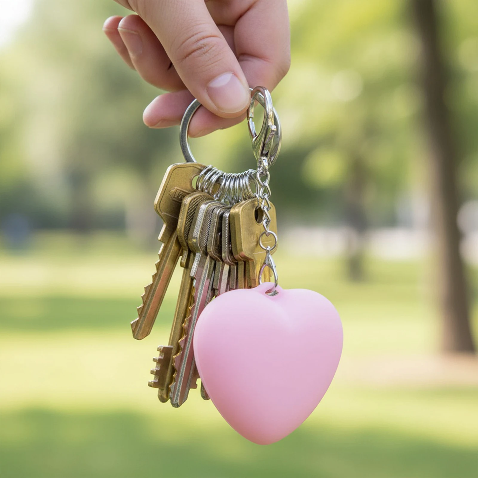 

Светильник для сумочки, перезаряжаемый ночник для сумки, подарки для женщин (розовый, в форме сердца)