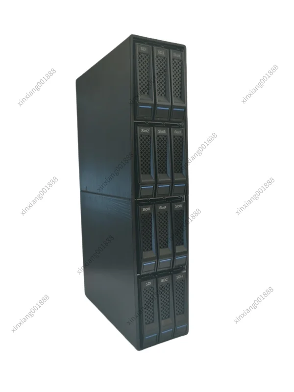 External Storage Box 12-bay Hard Disk Expansion Cabinet,12g Backplate, Multiple Cages Can Be Connected in Series