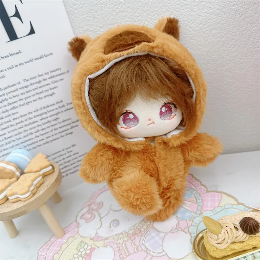 

Capybara Jumpsuit 20cm Cotton Doll Clothes Onesuit Dress Up Star Doll Jumpsuit Animals Kawaii No Attributes Dolls Clothes