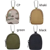 Tactical EDC Pouch Key Wallet Holder Men Coin Purses Pouch Bag Keychain Zipper Pocket Outdoor Key Bag Organizer