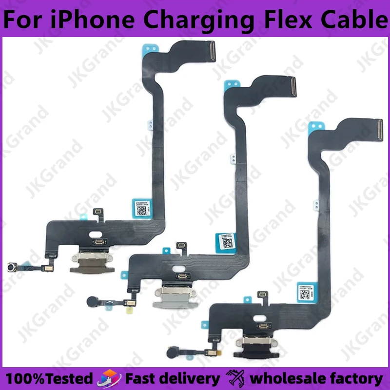 

Charging Flex Cable For iPhone XS Phone Charger USB Port Dock Connector Microphone Socket Headphone Plug small board With ic