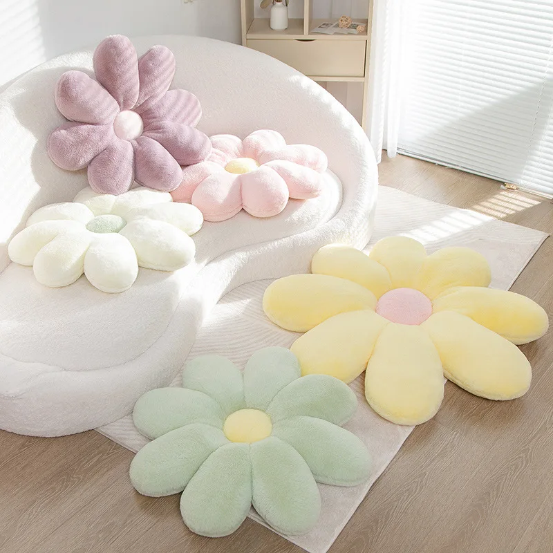 Eight-Petal Flower Pillow Bay Window Office Chair Cushion Dormitory Chair Bedroom Floor Seat Cushion