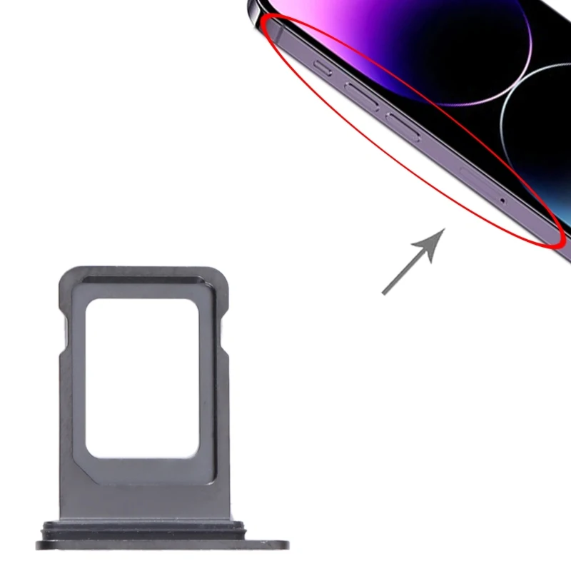 Single SIM Card Tray For iPhone 14 Pro SIM Card Adapter Replacement Part