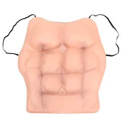 Silicone Muscle Fake Muscles Props Man Party Simulation Garment Abdominal Cosplay Costume Silicone Skin Muscle Lines Prop