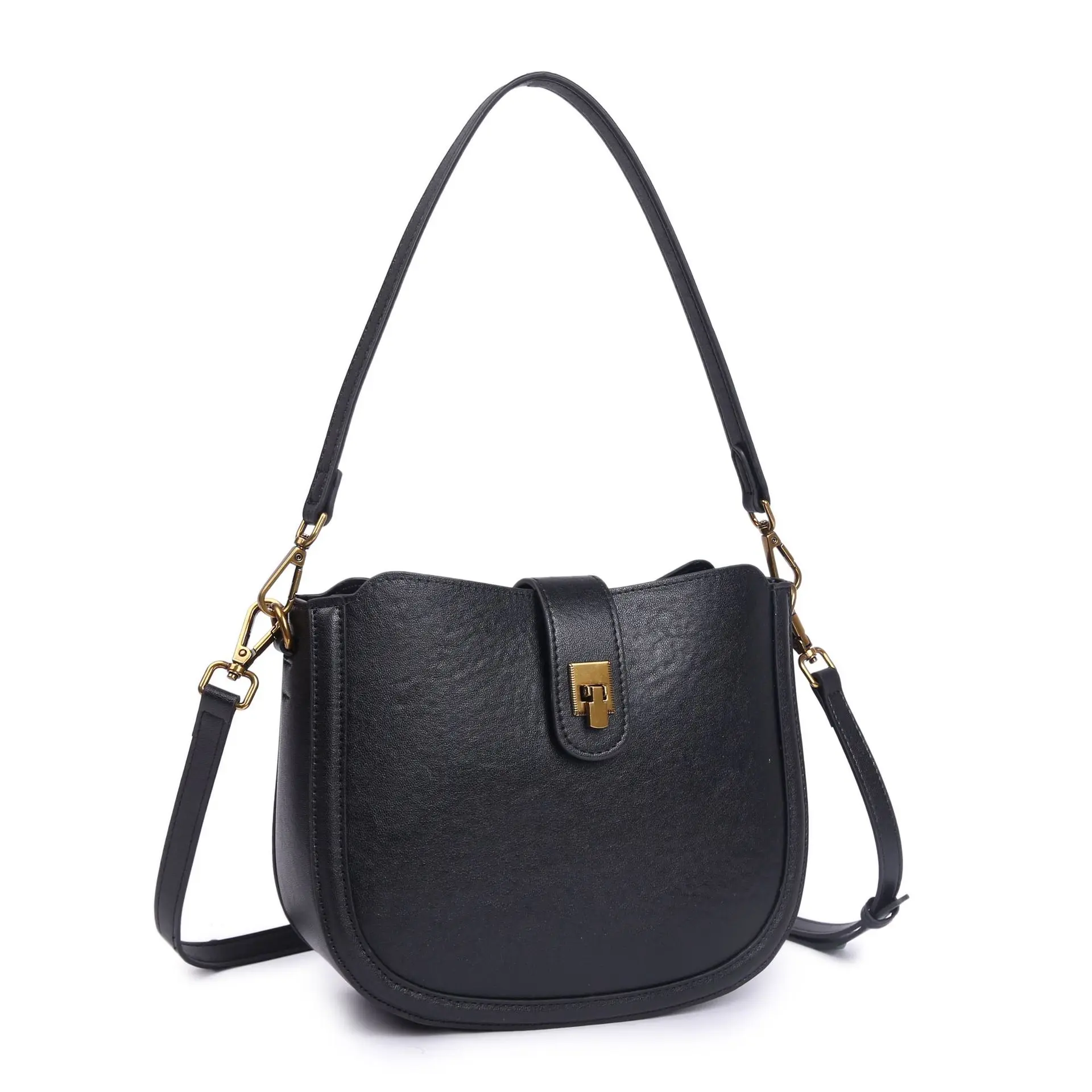 

Women's Vegetable Tanned Top Layer Cowhide Bag Minimalist Fashion Practical Dumpling Bag Versatile Crossbody Shoulder Small Bag