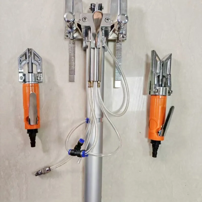 Portable Pneumatic UPVC PVC Corner Cleaning Machine Hand‑Held Welding Seam Remover For Plastic Door Window
