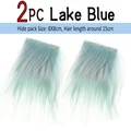 2 piezas azul lago
