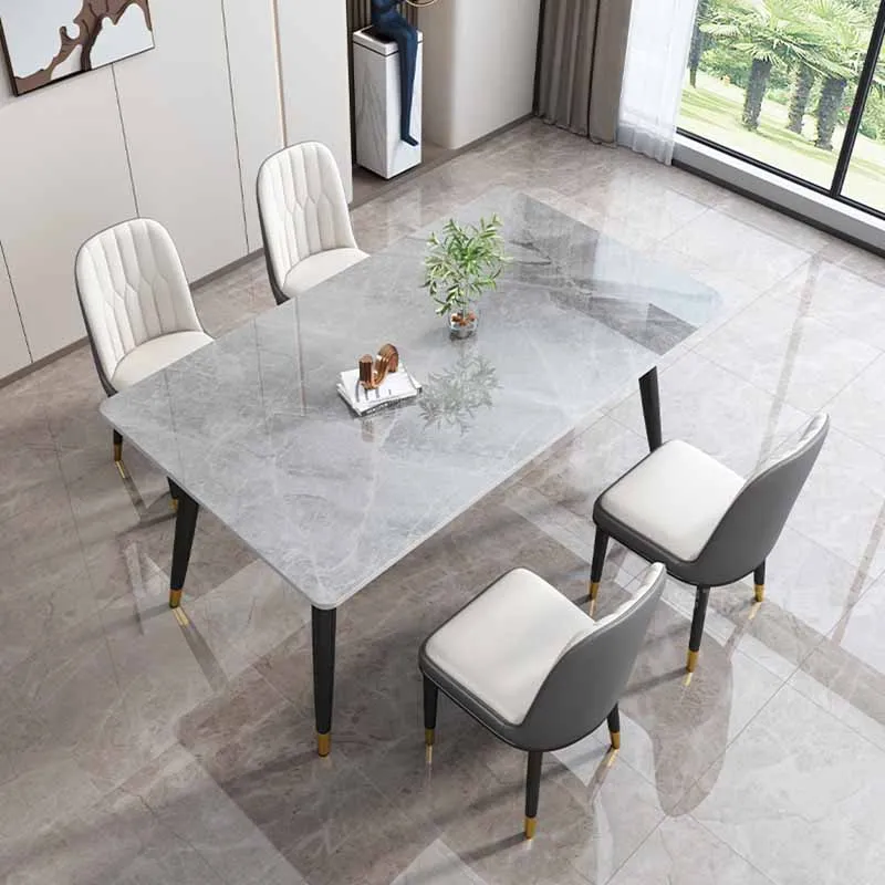 Nordic Breakfast Table Rectangle Marble Italy Dining Room Set Tables Serving Hospitality Mesa Comedor Living Room Furniture