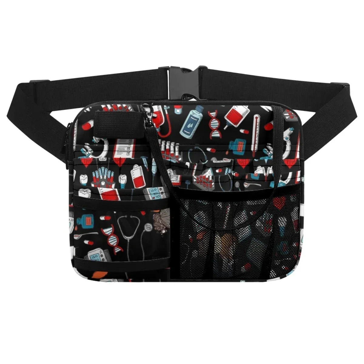

Custom on Demand Medical Pack Adjustable Waist Strap Nurse Fanny Pack Female for Stethoscopes Care Kit Nursing Student Tools
