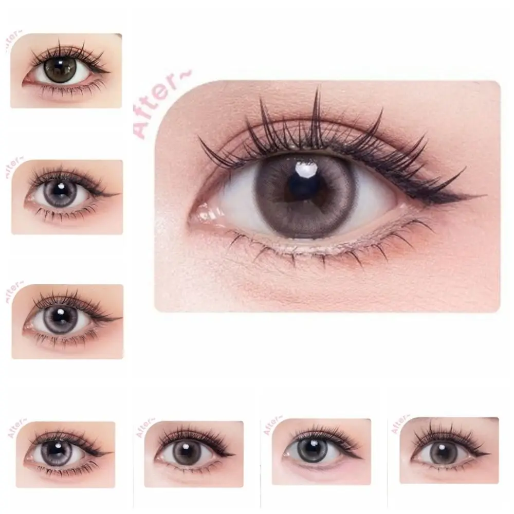 

Fluffy False Cluster Eyelashes Makeup DIY Glue Free False Eyelashes Bundles Long Lasting Adhesive Fake Eyelashes Makeup Tool