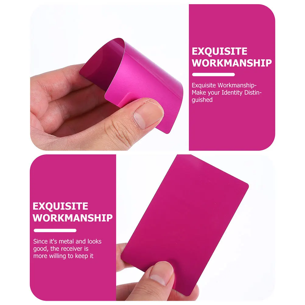 

100 шт., металлические заготовки для карточек, алюминиевый лист, визитные карточки для гравировки, таблички с именами «сделай сам», гладкий край, некоррозийные, легкие