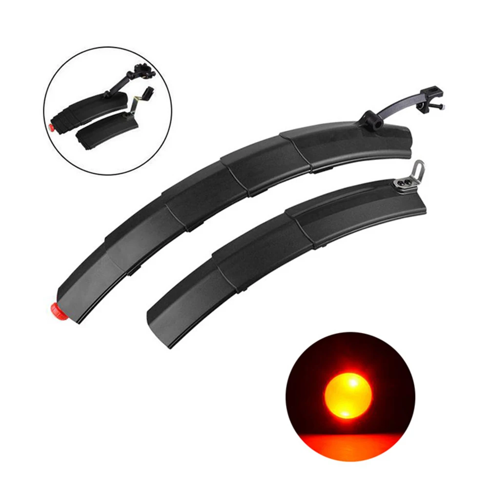

Mudguard Set Bike Telescopic Rear Durable Plastic Lightweight Mountain Bicycle Accessories Mudflap Suitable