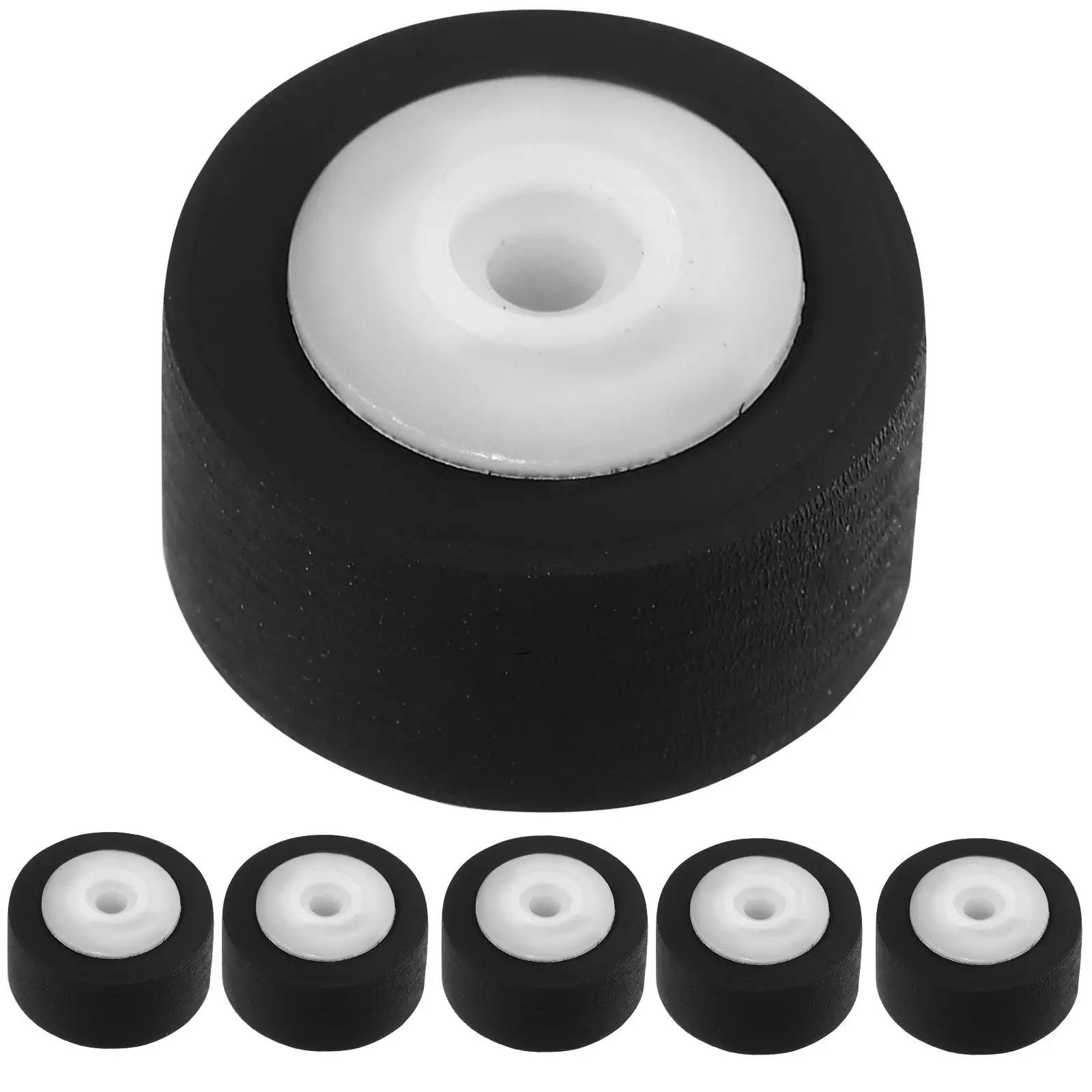6 Pcs Radio Recorder Machine Pinch Roller Assorted Cassette Rollers Tape Wheel Repair