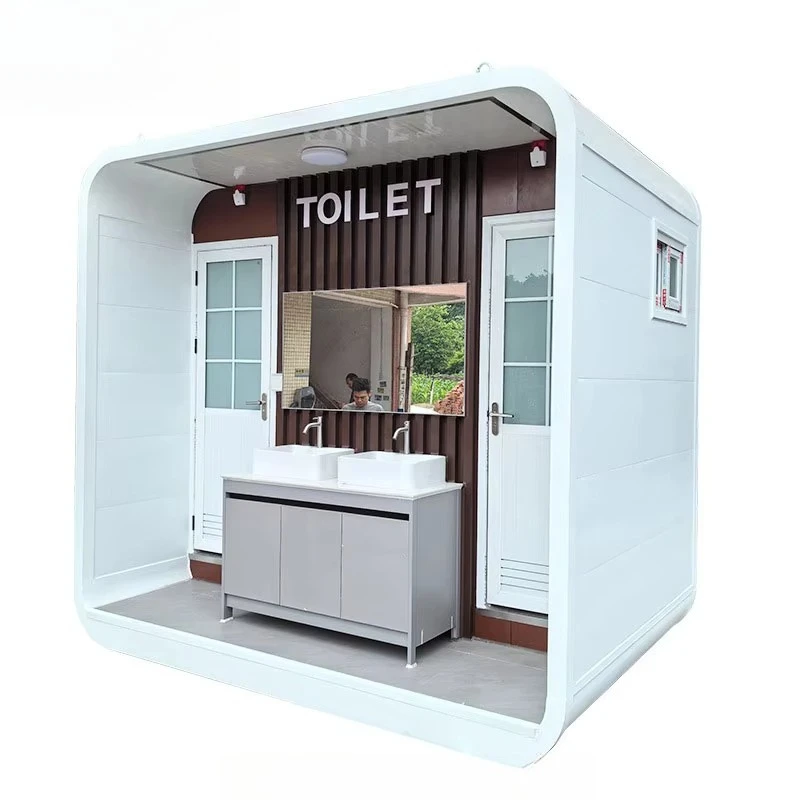 Modern Portable Mobile Toilet Steel and Sandwich Panel for Bathroom Use in House