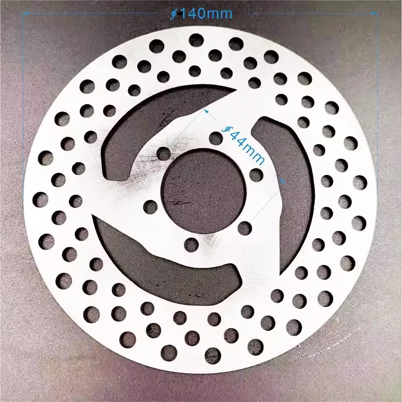 

The Mountain Bike Oil Brake Disc Has A Diameter Of 140Mm, A Thickness Of 3Mm, And A Center Hole of 44Mm