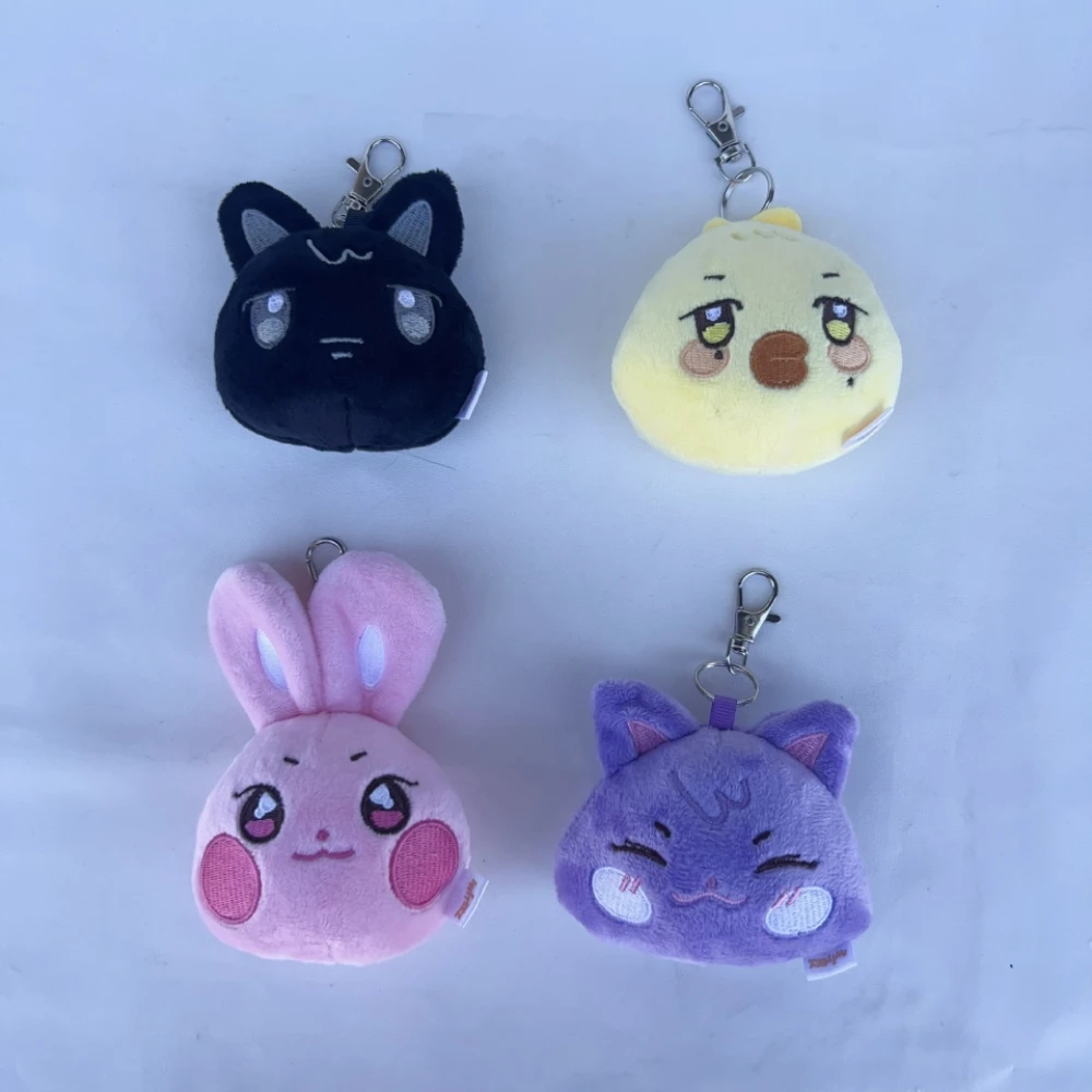 Kpop ATEEZ llavero colgante de felpa diseño Aniteez Hongjoong Seonghwa Yunho Yeosang San Ming Wooyoung Jongho Accesorios