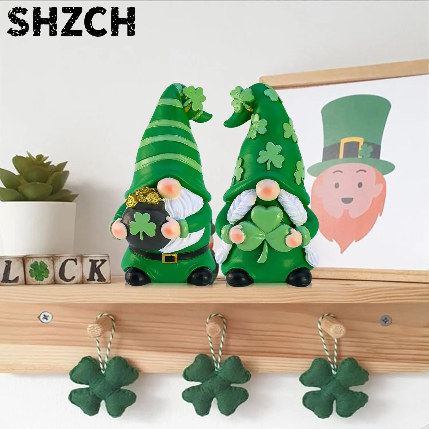 Garden dwarf Irish resin elf ornament decorative ornament statue ornament