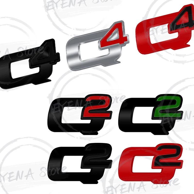 For Alfa Romeo Giulietta Q2 Q4 Logo Lettering Metal Badge Stickers Car Rear Trunk Body Emblem Auto Accessories
