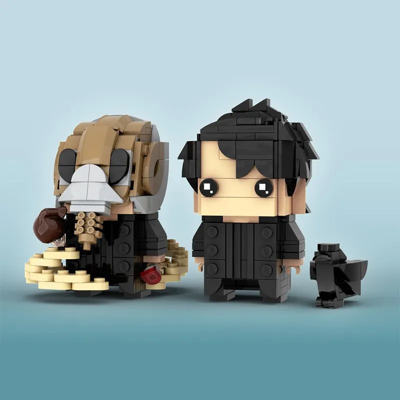 MOC-162632 Sandmaned TV-Held Charakter Bricksheadz Modell Puzzle Jungen Baustein Spielzeug Geschenk Dekoration – Detail 2