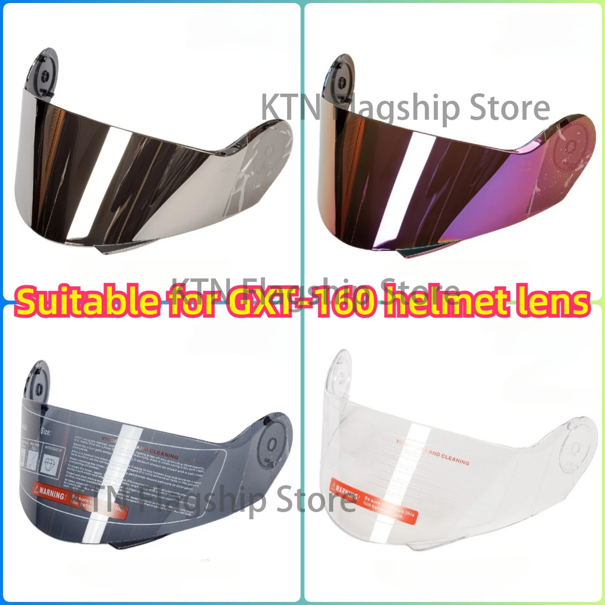 Applicable to GXT helmet lens original GXT-160 helmet lens BLD-160 motorcycle helmet lens, windshield accessories